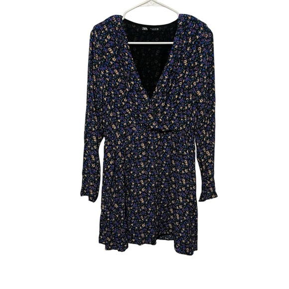 Zara Floral Long Sleeve Dress - Picture 1 of 5